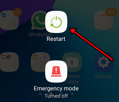 restart your Android phone