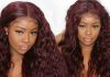 Hair Color Ideas, For T part wig & Full Lace 99j Wig