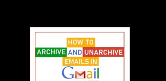 Archive and Unarchive Emails