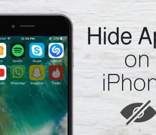 How To Hide Apps On iPhone