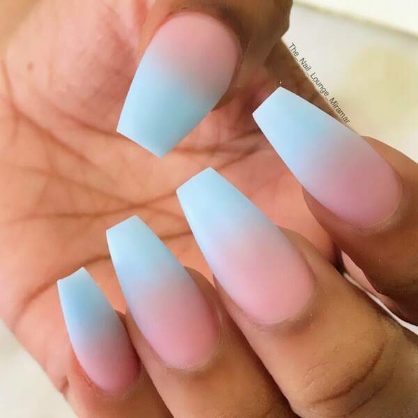 Blue and Pink Ombre