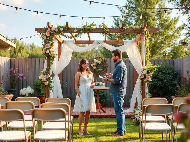 7 Tips for Planning a Wedding Ceremony in Your Backyard