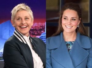 Ellen DeGeneres and Kate Middleton