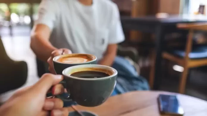 Coffee Shop with Signage