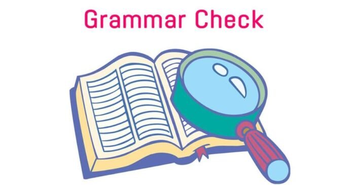 Grammar Checker Help