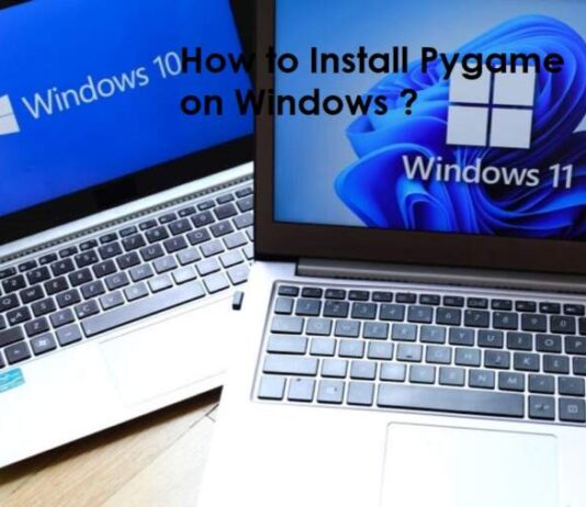 How to Install Pygame on Windows
