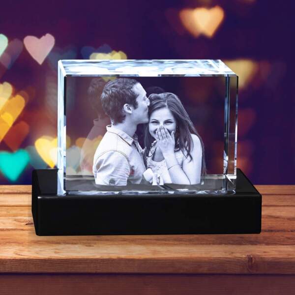 Photo Inside 3D Crystal for Gifts
