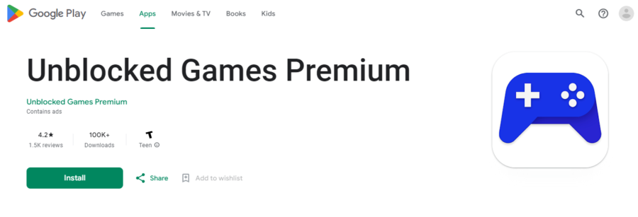 Premium Unblocked Games – Apps on Google Play