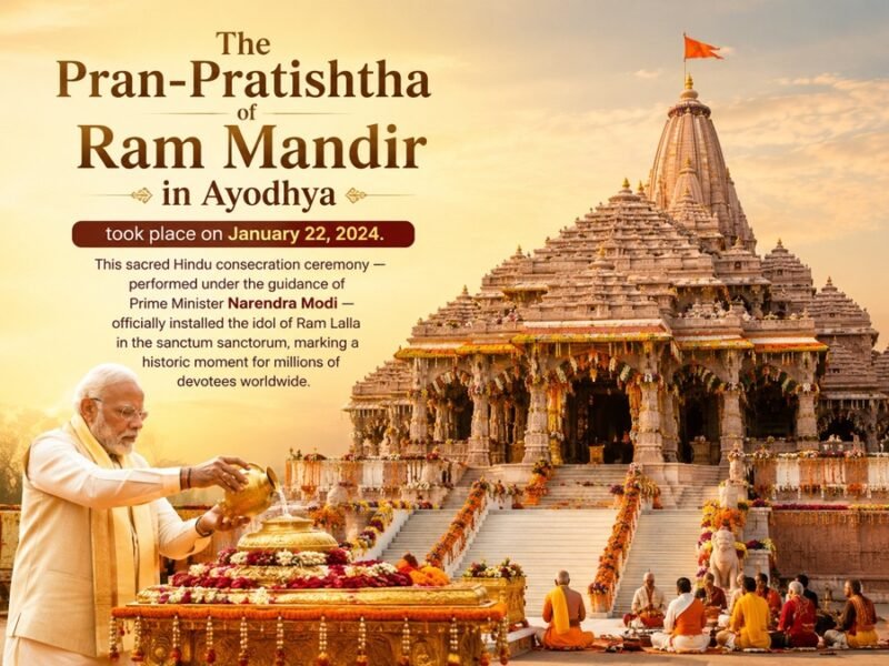 Pran-Pratishtha of Ram Mandir in Ayodhya