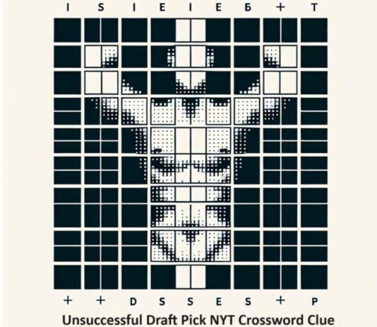 Unsuccessful Draft Pick NYT Crossword Clue