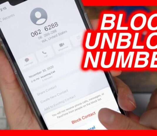 how to unblock numbers on iphone