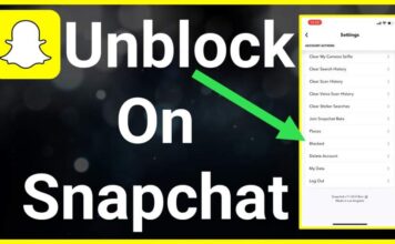how to unblock someone from snap