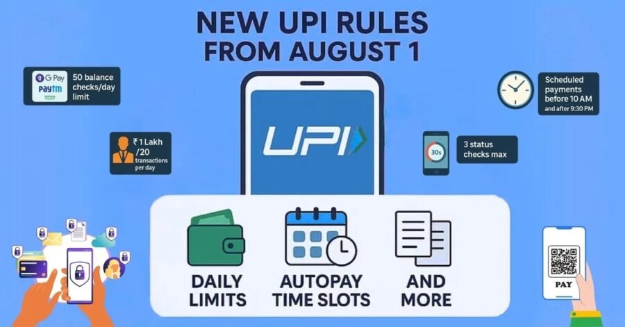 New UPI Rules August 2025
