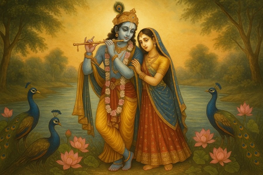 Is Radha Krishna painting good for home?