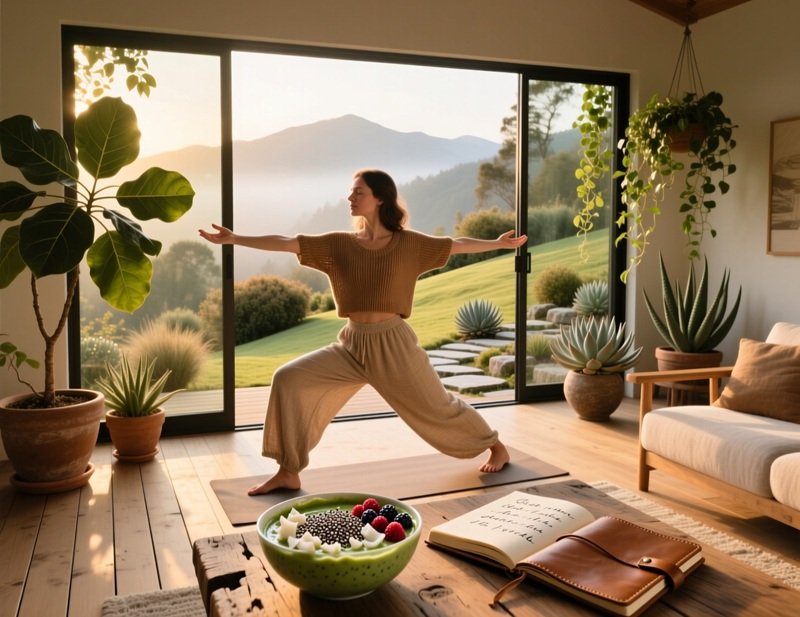 Lifestyle image showing balanced daily routine and wellness