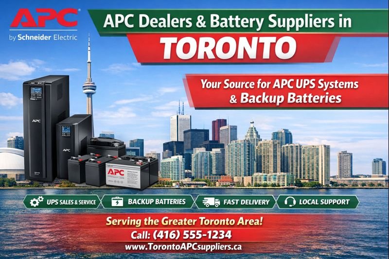 Top 13 APC Dealers & Battery Suppliers in Toronto