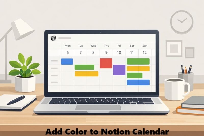 how to add more colors in notion calendar
