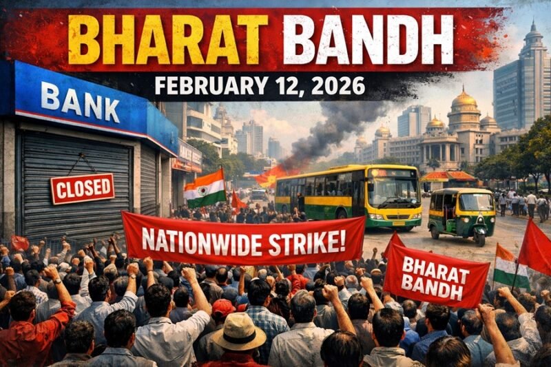 Bharat Bandh on Feb 12, 2026: What’s Open, What’s Closed Today
