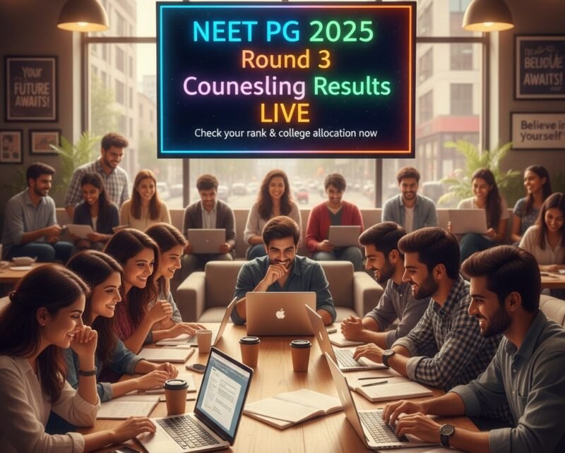 NEET PG 2025 Round 3 Counselling Result LIVE