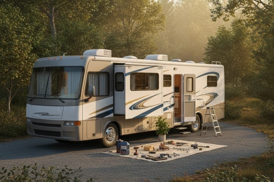 Triple Wide RV Maintenance