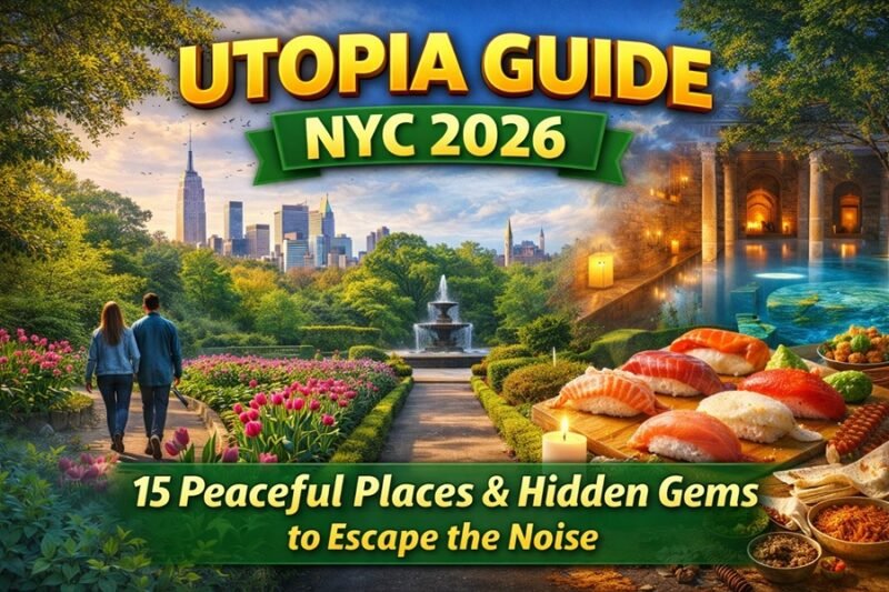 Utopia Guide NYC 2026: 15 Peaceful Places & Hidden Gems to Escape the City Noise