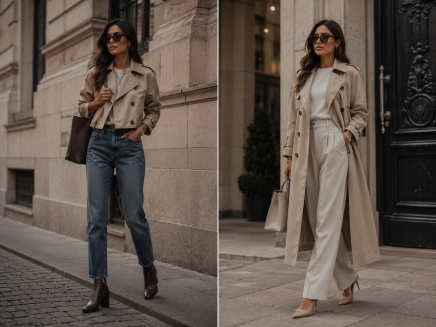 Cropped Trench Coat vs Long Trench Coat: Which One Looks Better?