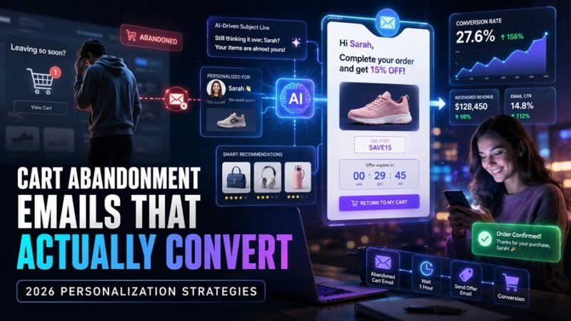 Email Personalization for Cart Abandonment: What Works in 2026