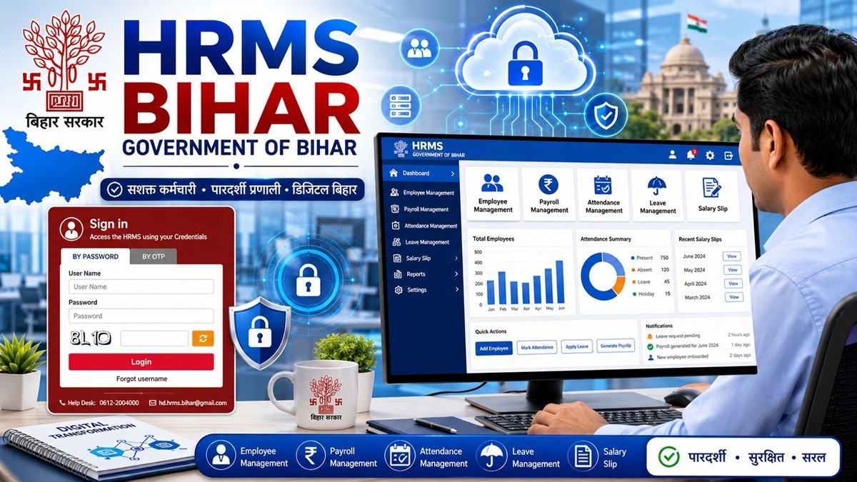 HRMS Bihar Login 2026 – Complete Guide to hrms.bihar.gov.in
