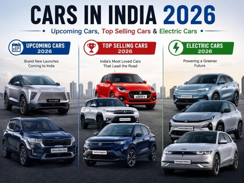 Upcoming Cars, Top Selling Cars & Electric Cars in India 2026: Complete Guide by V3 Cars