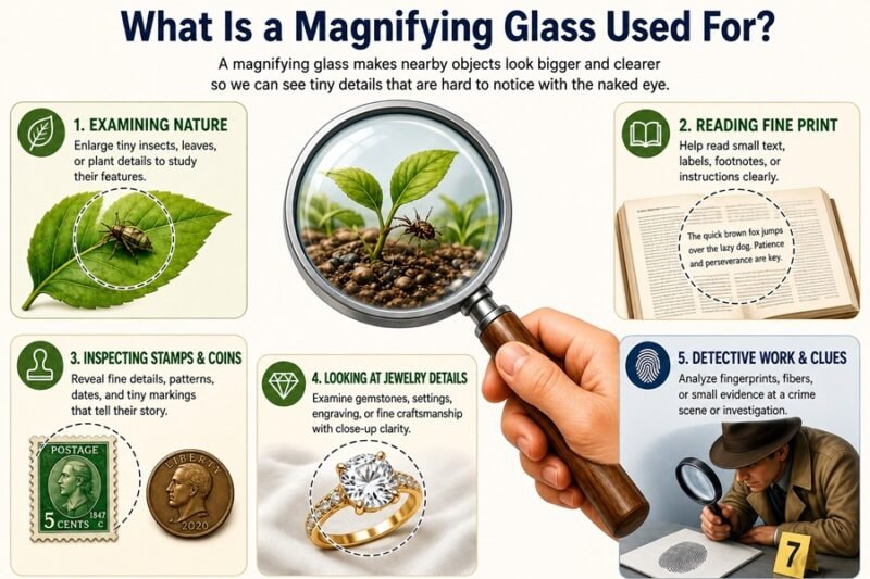 What Is a Magnifying Glass Used For?