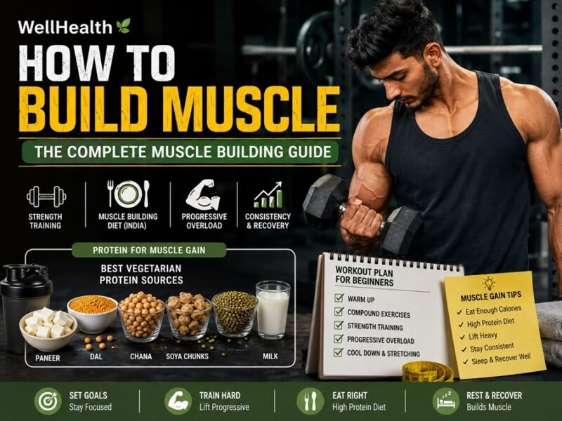 WellHealth How to Build Muscle Tag: A Complete, No-Fluff Guide to Building Real Muscle