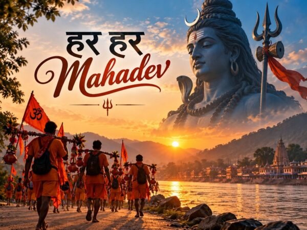Har Har Mahadev in Hindi Style
