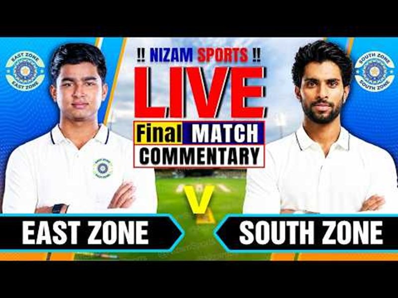 East Zone vs South Zone Duleep Trophy Final 2026: Live Scorecard & Match Updates