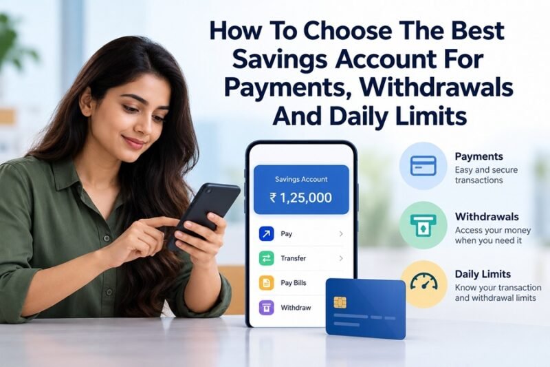 How To Choose The Best Savings Account For Payments, Withdrawals And Daily Limits