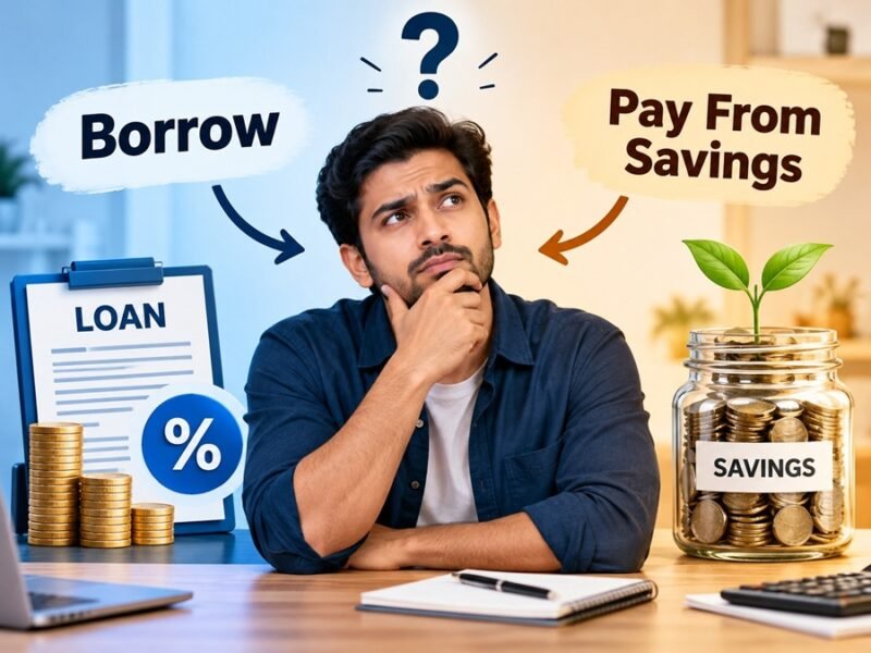 Borrow or Pay From Savings? Opportunity-Cost Guide